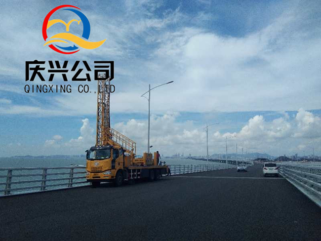 港珠澳大桥桥梁检测施工